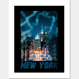 new york Posters and Art